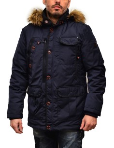 Inox Ανδρικό Μπουφάν Blue 16545 2