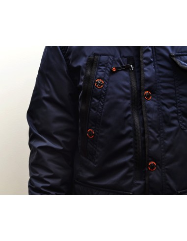 Inox Ανδρικό Μπουφάν Blue 16545