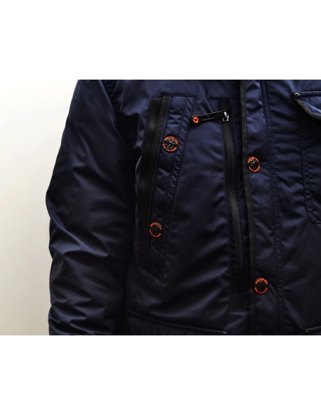 Inox Ανδρικό Μπουφάν Blue 16545