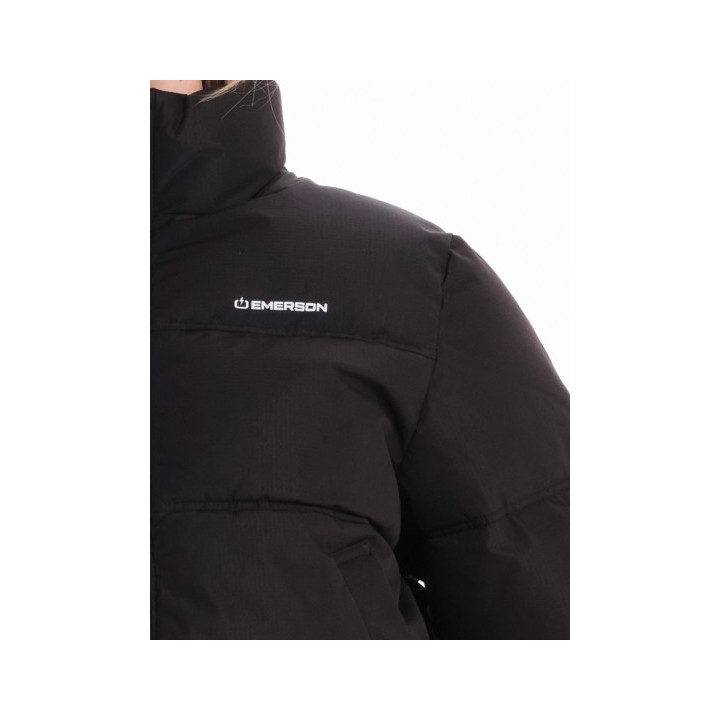EMERSON Puffer Black Jacket - 242.EW10.74