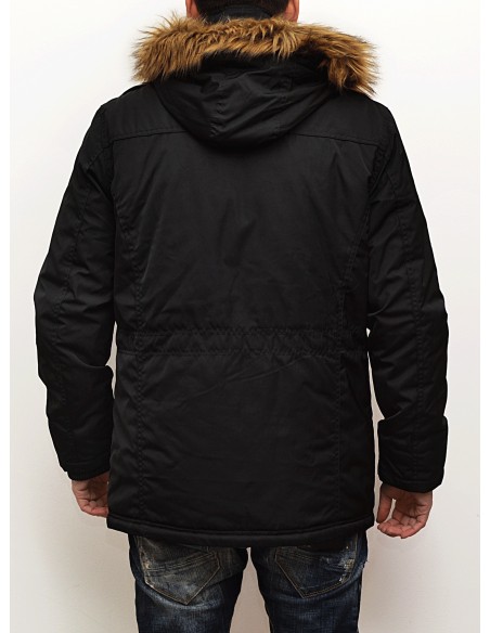 Inox Ανδρικό Μπουφάν Black 16545