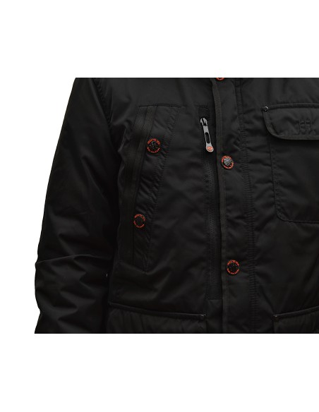 Inox Ανδρικό Μπουφάν Black 16545