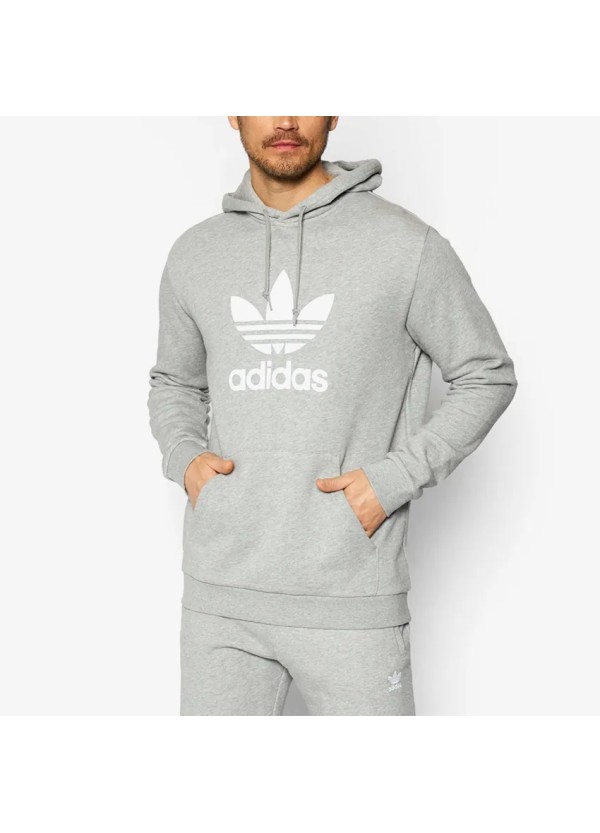 Adidas Originals Trefoil Hoodie -Grey (DT7963)