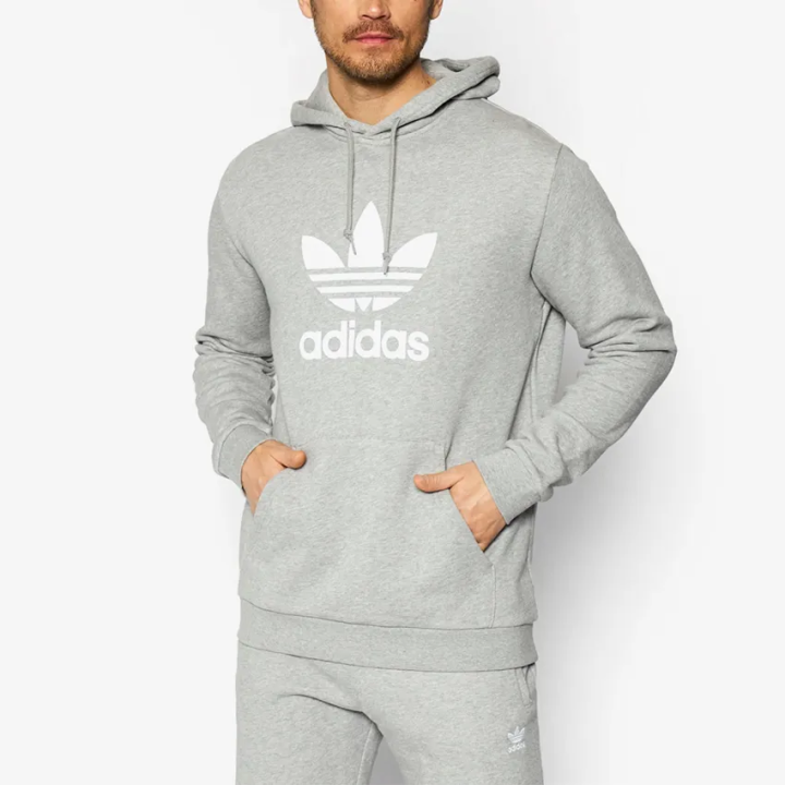 Adidas Originals Trefoil Hoodie -Grey (DT7963)