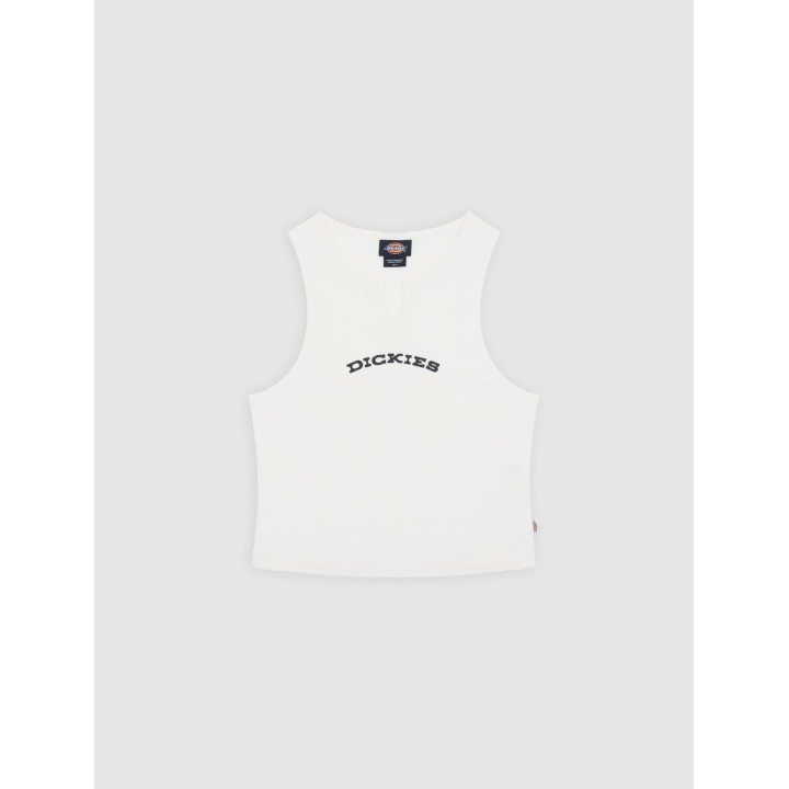 DICKIES V NECK TOP W EGRET- DK0A8677C481