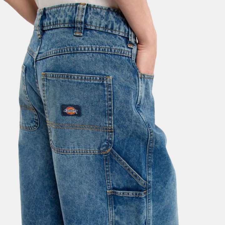 DICKIES DENIM JORTS W CARPENTER W RINSED FADE - DK0A4Z85K211
