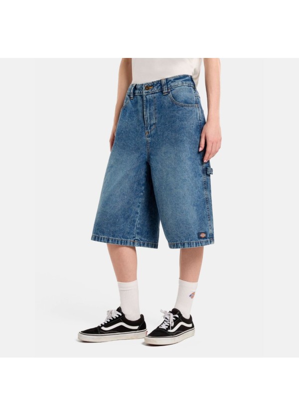 DICKIES DENIM JORTS W CARPENTER W RINSED FADE - DK0A4Z85K211