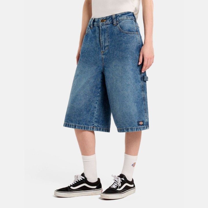 DICKIES DENIM JORTS W CARPENTER W RINSED FADE - DK0A4Z85K211