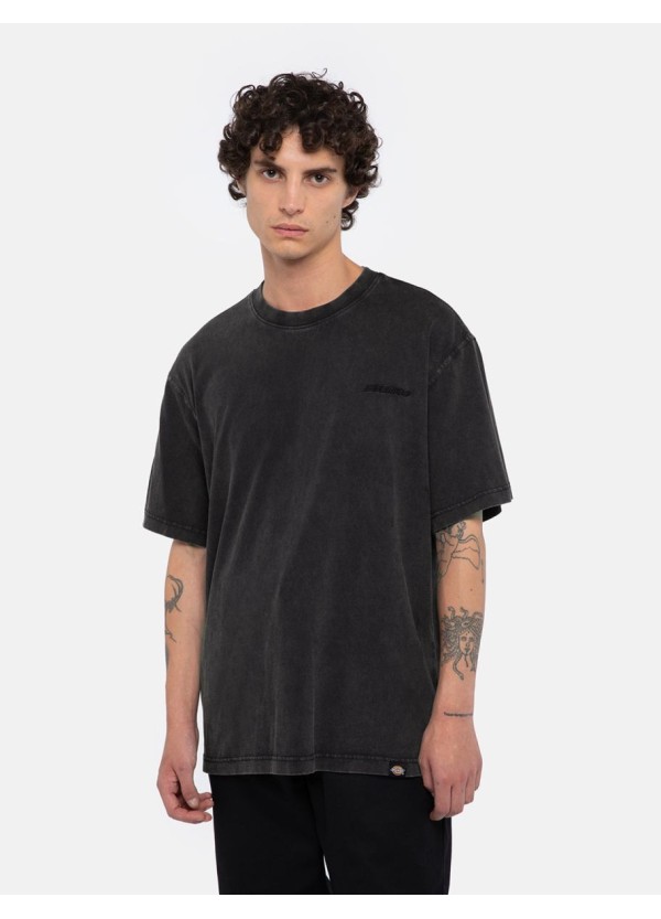 DICKIES T-SHIRT PLENTYWOOD DBLE DYE/ACID WASH BLACK - DK0A866BH861