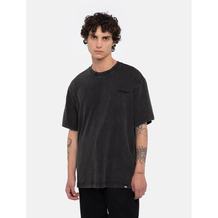 DICKIES T-SHIRT PLENTYWOOD DBLE DYE/ACID WASH BLACK - DK0A866BH861