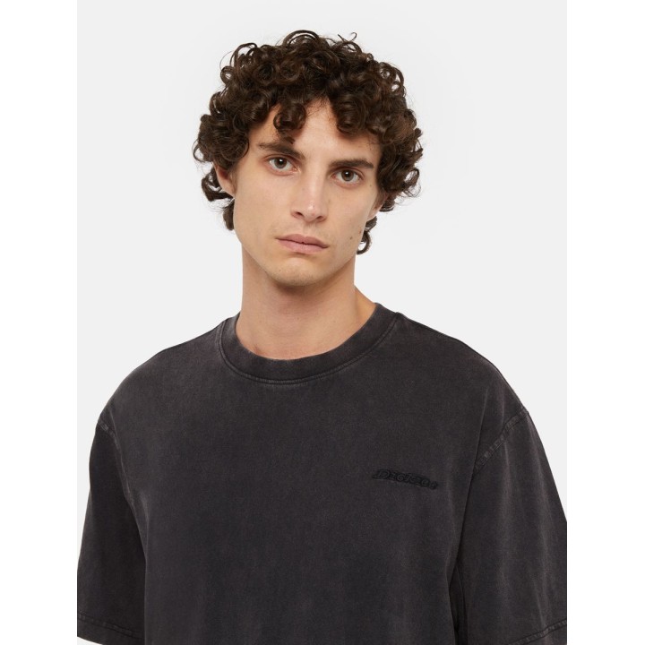 DICKIES T-SHIRT PLENTYWOOD DBLE DYE/ACID WASH BLACK - DK0A866BH861