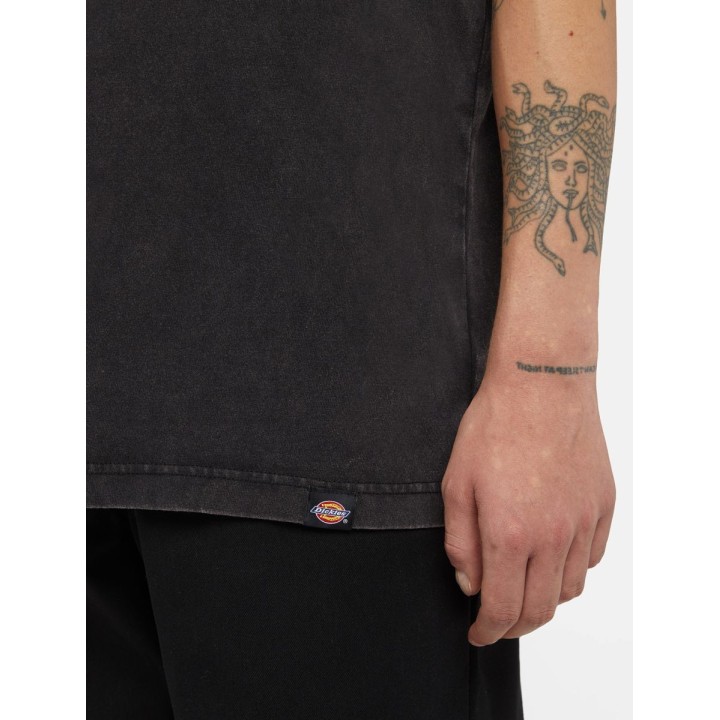 DICKIES T-SHIRT PLENTYWOOD DBLE DYE/ACID WASH BLACK - DK0A866BH861