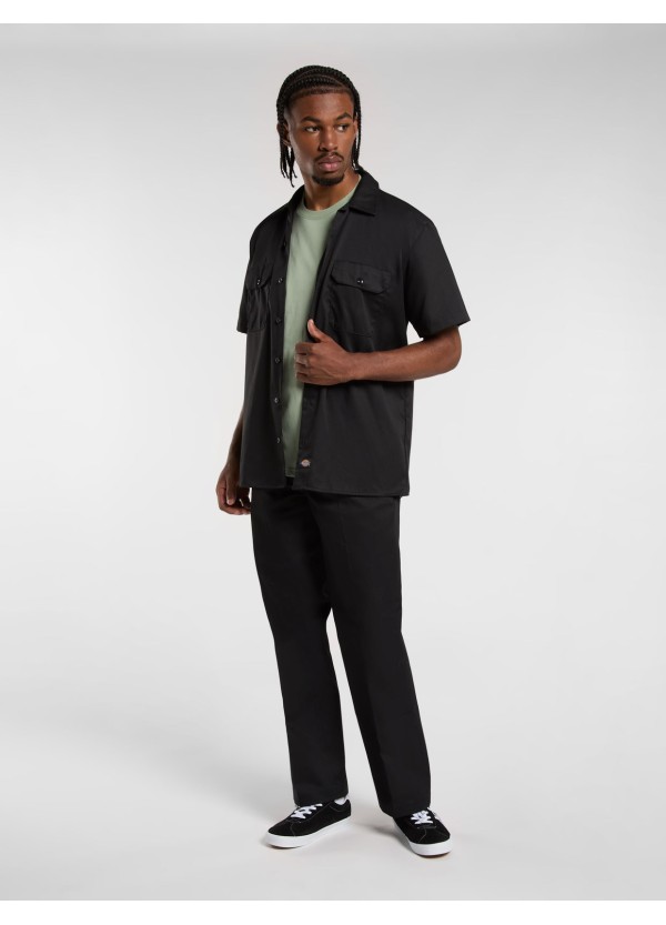 DICKIES WORK SHIRT SS REC BLACK-DK0A4XK7BLK1