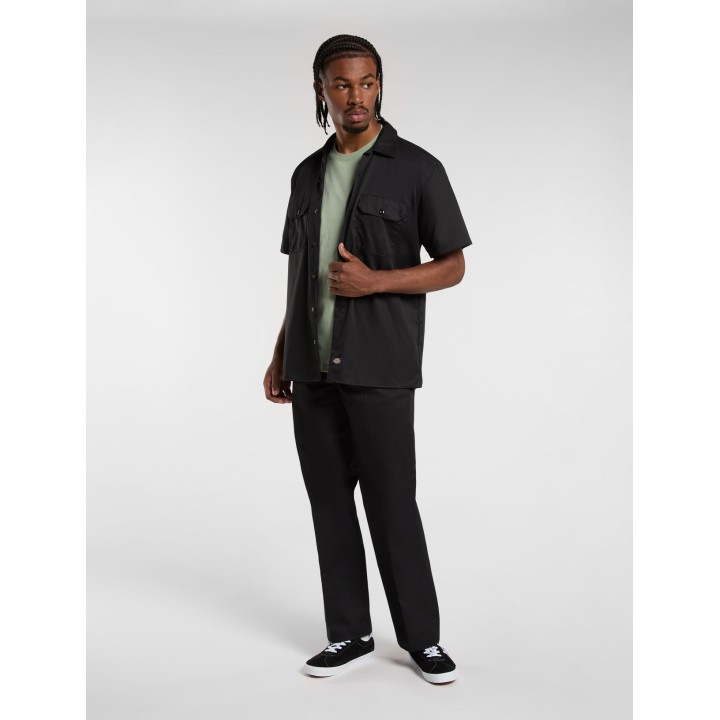 DICKIES WORK SHIRT SS REC BLACK-DK0A4XK7BLK1