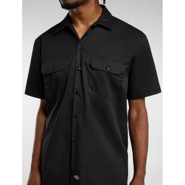 DICKIES WORK SHIRT SS REC BLACK-DK0A4XK7BLK1