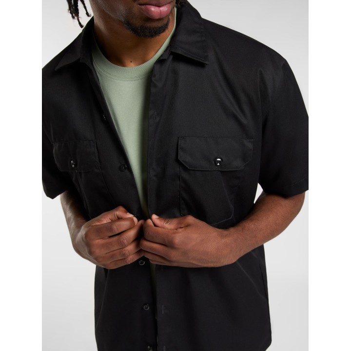 DICKIES WORK SHIRT SS REC BLACK-DK0A4XK7BLK1
