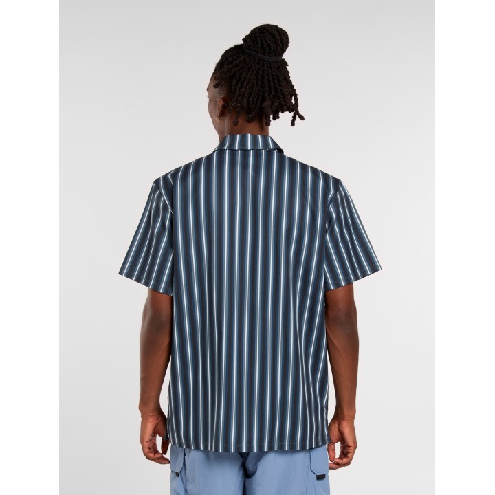 DICKIES SHIRT MULTI STRIPE WORK SS STORMY WEATHER- DK0A87G3G701