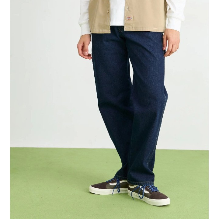 Dickie Denim Pants M Utility Relaxed Rinsed Indigo Blue - DK001993F131