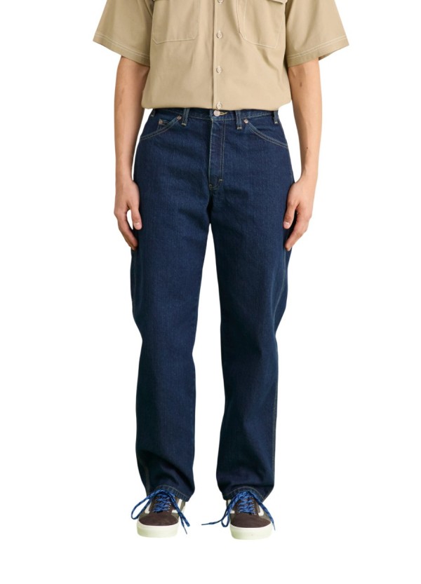 Dickie Denim Pants M Utility Relaxed Rinsed Indigo Blue - DK001993F131