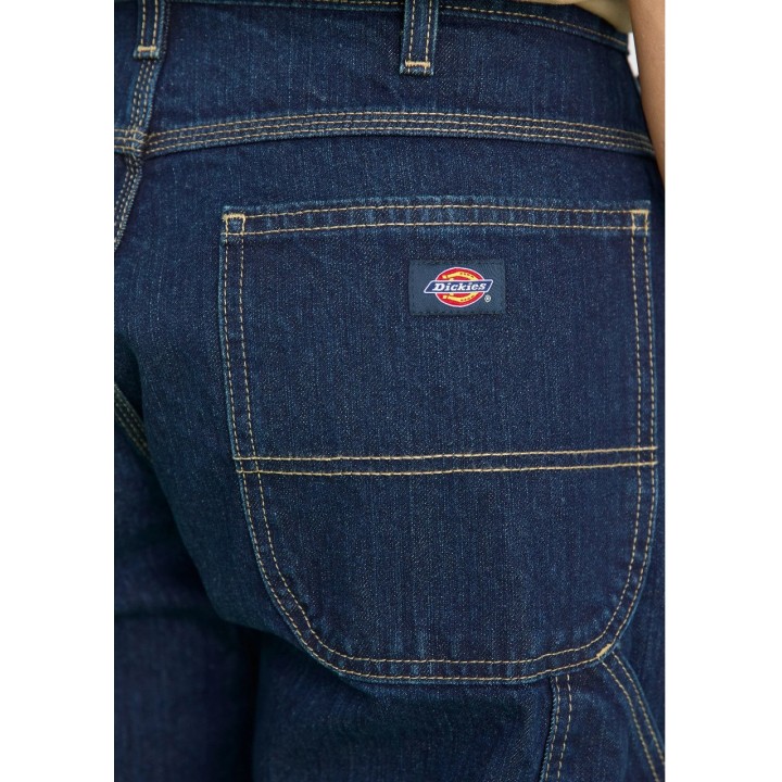 Dickie Denim Pants M Utility Relaxed Rinsed Indigo Blue - DK001993F131