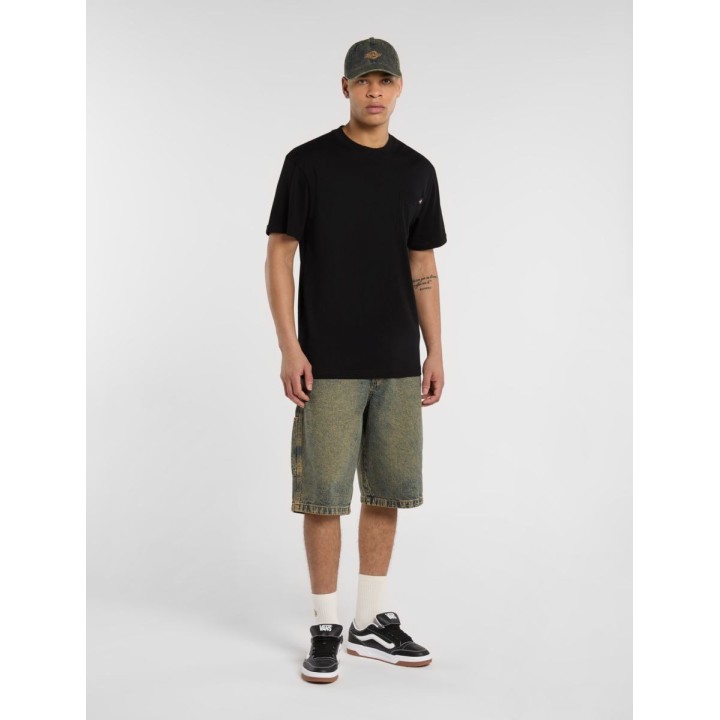 DICKIES SHORTS M MADISON YELLOW FADE INDIGO - DK0A4YSYK581