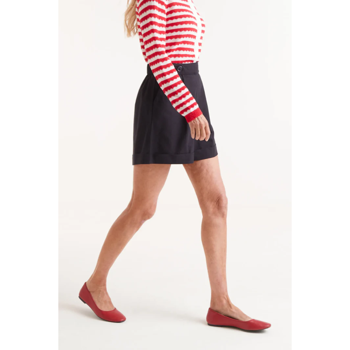 Compania Fantastica Black button shorts - 51C/43031
