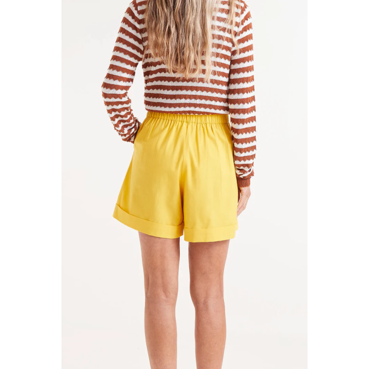 Compania Fantastica Yellow button shorts - 51C/43032