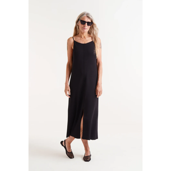 Compania Fantastica Black fine knit midi dress - 51C/10220