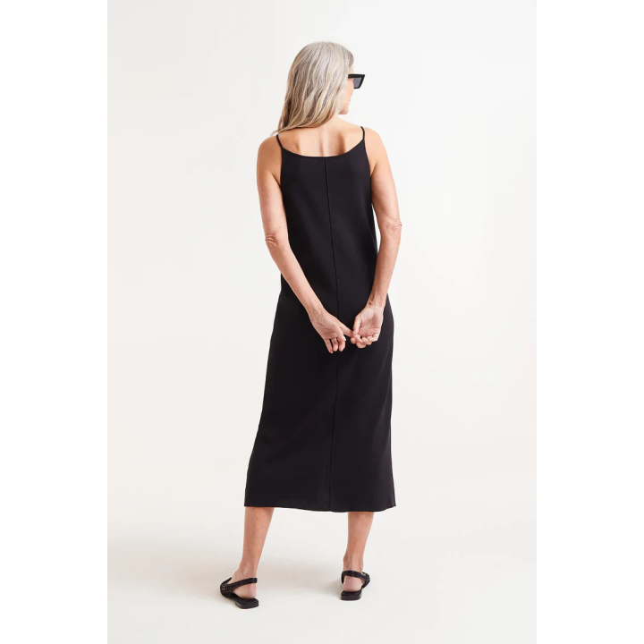 Compania Fantastica Black fine knit midi dress - 51C/10220