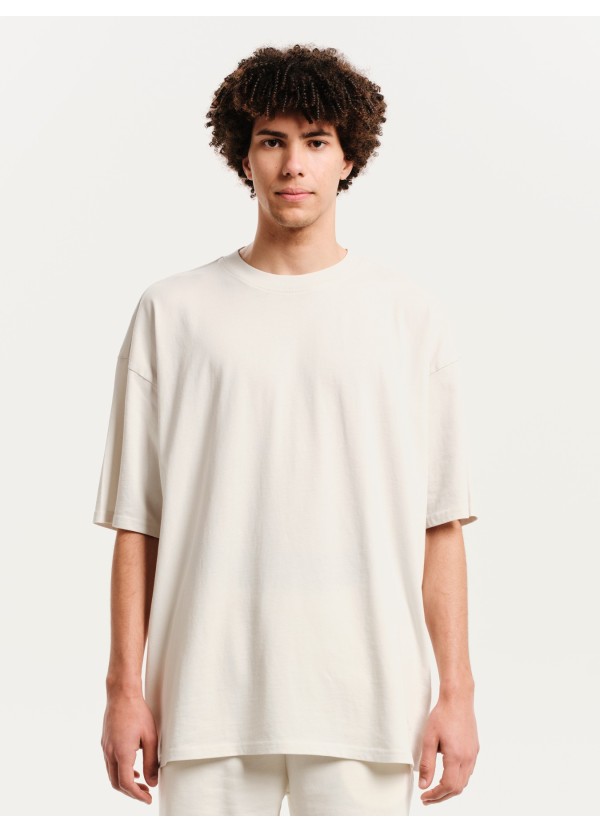 EMERSON Oversized Off-White T-Shirt - 241.EM33.100
