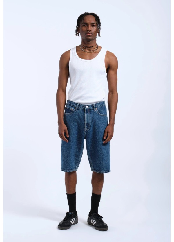 Dr Denim Shorts Omar Stream Mid Retro Denim - 2110103