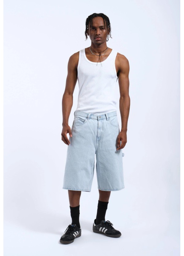 Dr Denim Shorts Vali Worker Stream Superlight Retro Contra Denim - 2410106