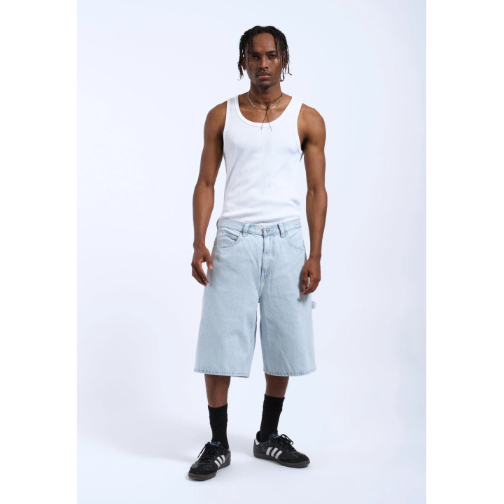 Dr Denim Shorts Vali Worker Stream Superlight Retro Contra Denim - 2410106