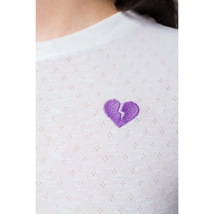 Kaotiko Broken Heart T-shirt - AQ014-01-M002