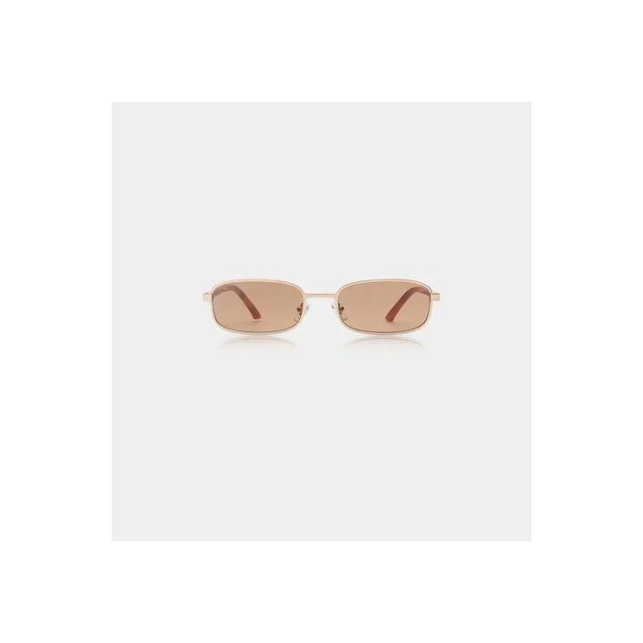 A.kjaerbede NOAH Gold Burnt Amber Sunglasses - KL2506-004