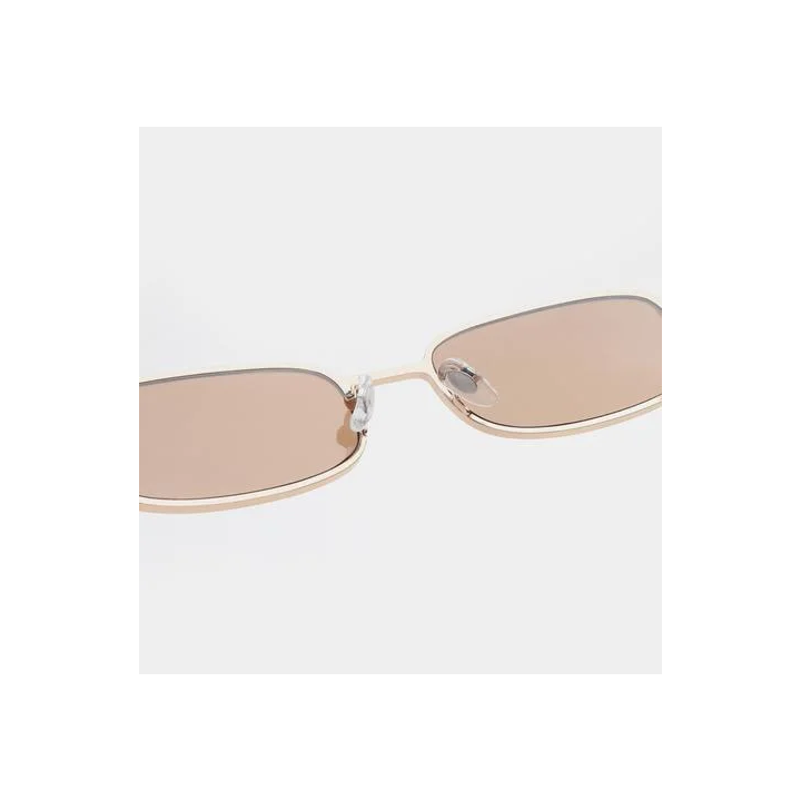 A.kjaerbede NOAH Gold Burnt Amber Sunglasses - KL2506-004