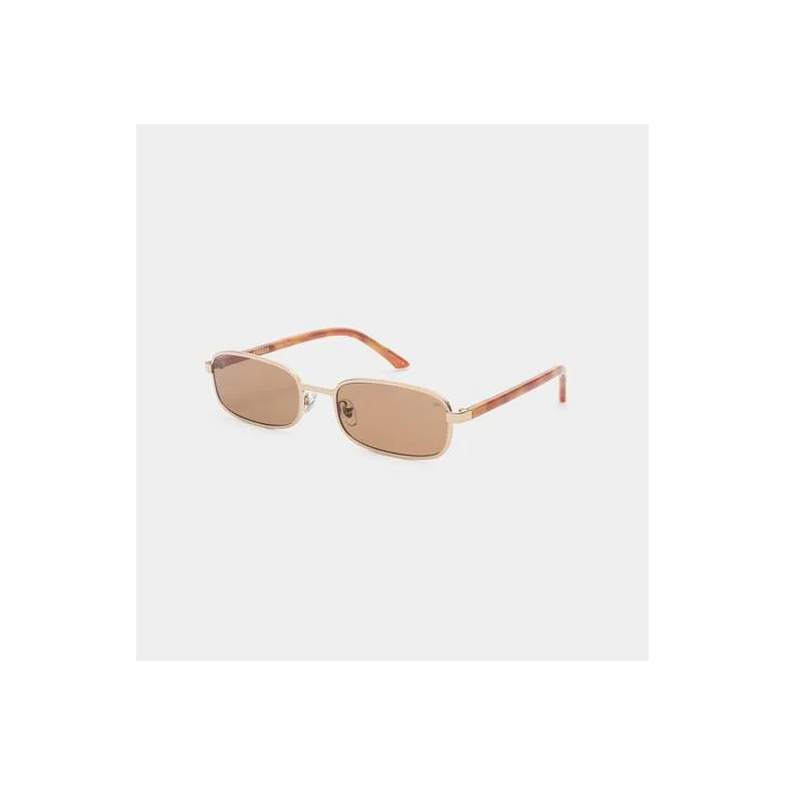 A.kjaerbede NOAH Gold Burnt Amber Sunglasses - KL2506-004