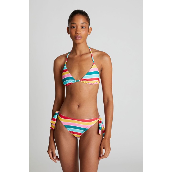 Compania Fantastica Colour Wave Printed Triangle Bikini Top - 52C/13919