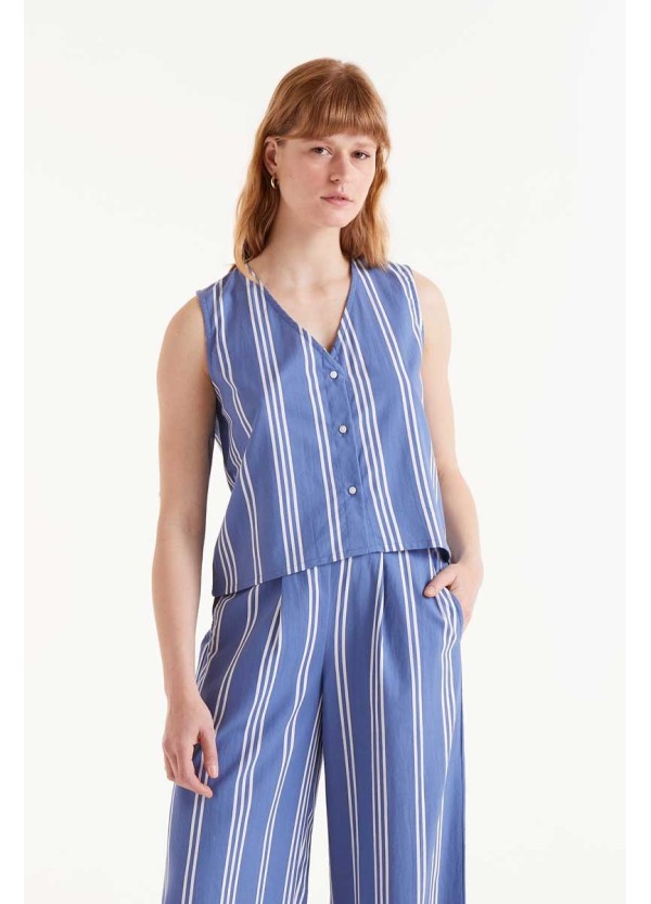 Compania Fantastica Blue Vest - 52C/40128