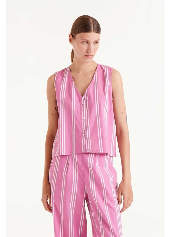 Compania Fantastica Pink Vest - 52C/40123
