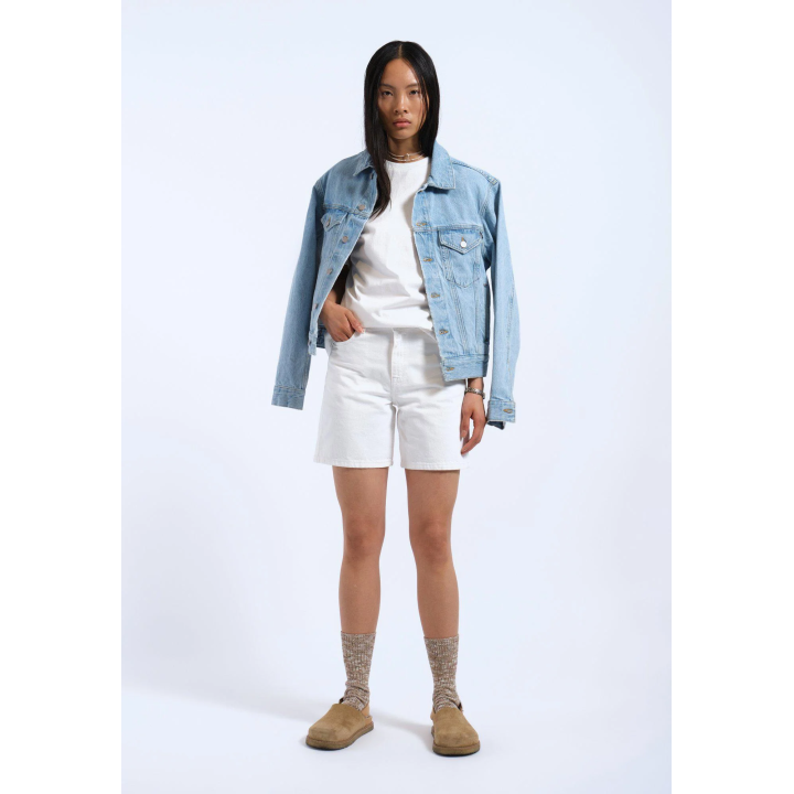 Dr Denim Shorts Arch White Denim - 2510104