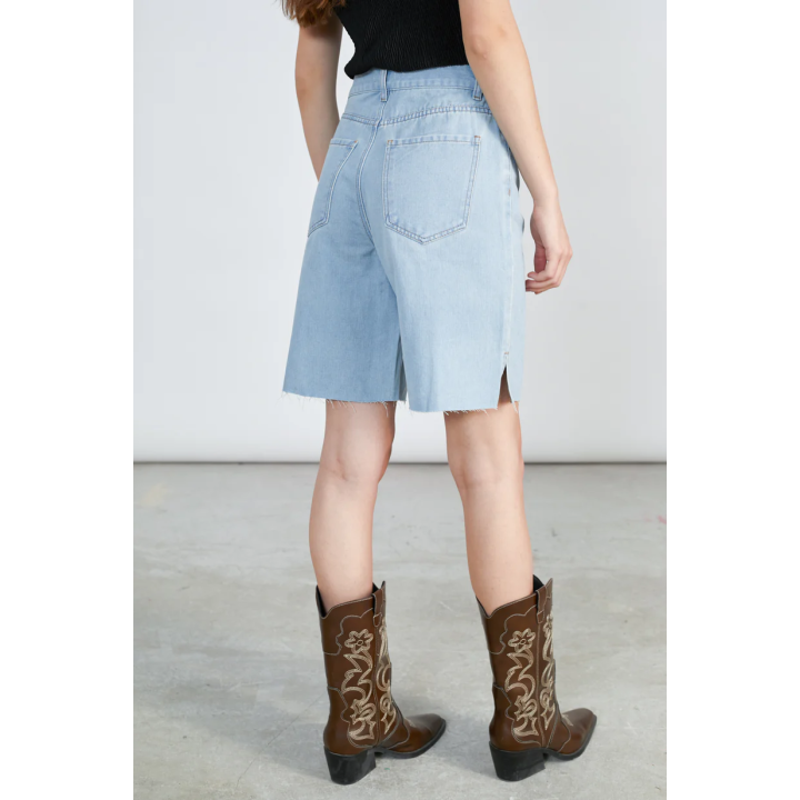 24 Colours Shorts Blue Denim - 25S-80383