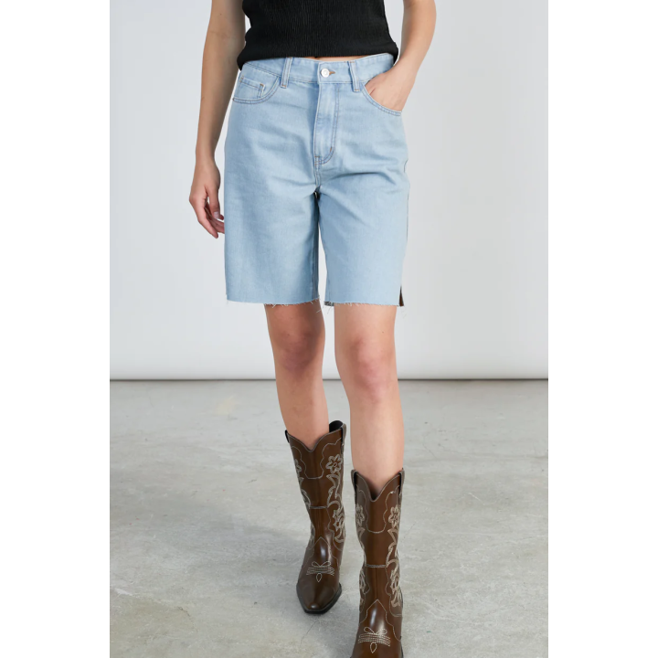 24 Colours Shorts Blue Denim - 25S-80383