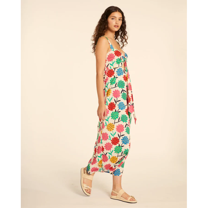 PEPALOVERS LONG KNOTTED FLOWER DRESS - 111351
