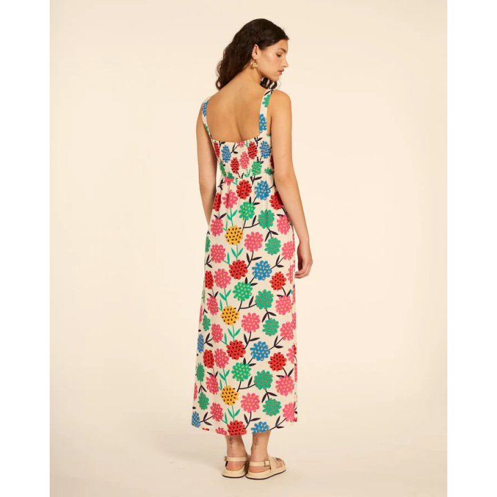 PEPALOVERS LONG KNOTTED FLOWER DRESS - 111351