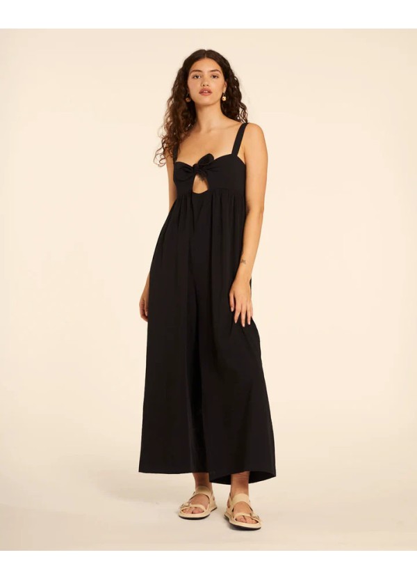 PEPALOVERS BLACK KNOTTED JUMPSUIT - 111426