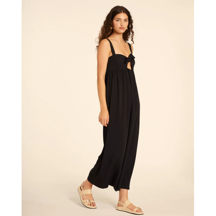 PEPALOVERS BLACK KNOTTED JUMPSUIT - 111426