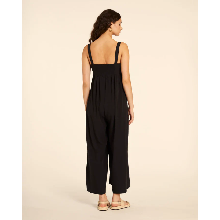 PEPALOVERS BLACK KNOTTED JUMPSUIT - 111426