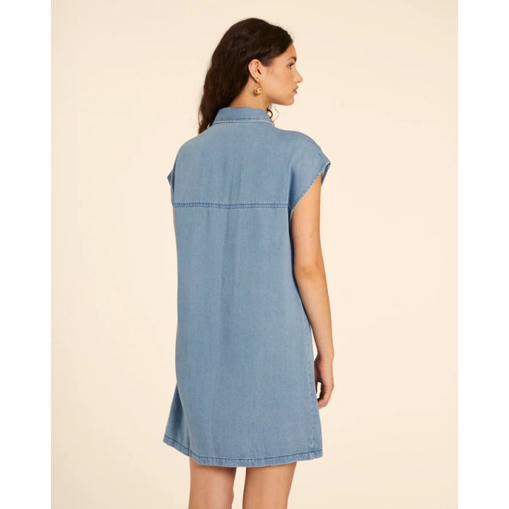 PEPALOVERS SHORT DENIM UTILITY DRESS - 111391
