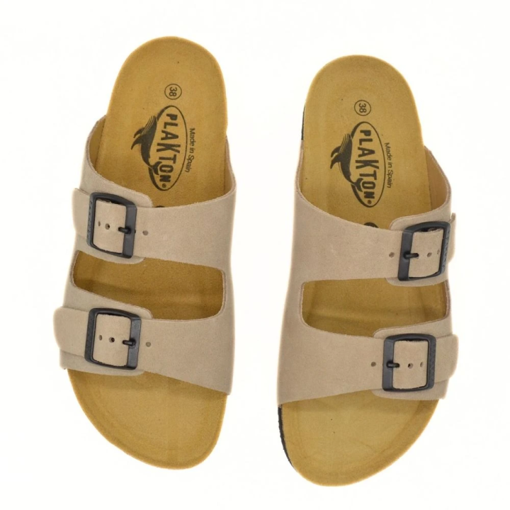 Plakton Beta AFELPADO Piedra 304 Sandals - 180010-Piedra